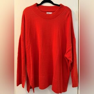 Sonoma Women's Vibrant OSU Orange Crew Neck Sweater 3XL